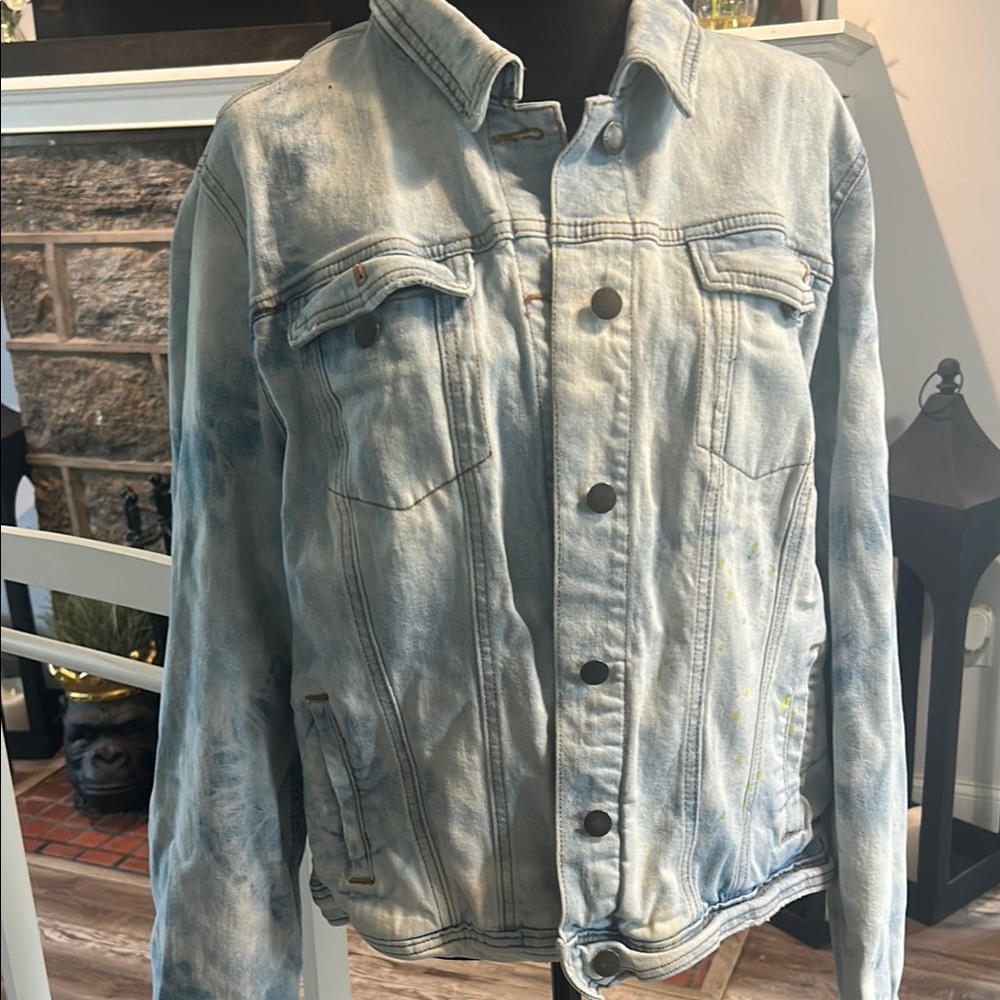 Universal Thread Blue Lightweight Denim Jacket - image 1